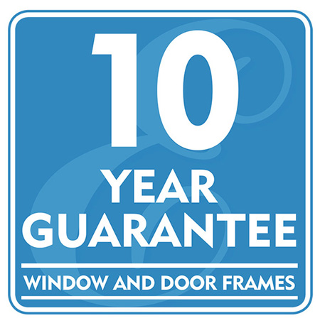 10 Year Guarantee - Window and Door Frames